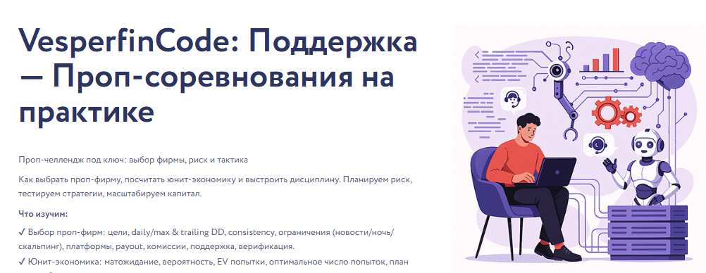 [Арина Веспер] [Vesperfin] VesperfinCode: поддержка. 8-ой поток (2025)